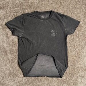 BILLABONG "STONE WASH" GREY GRAPHIC TEE